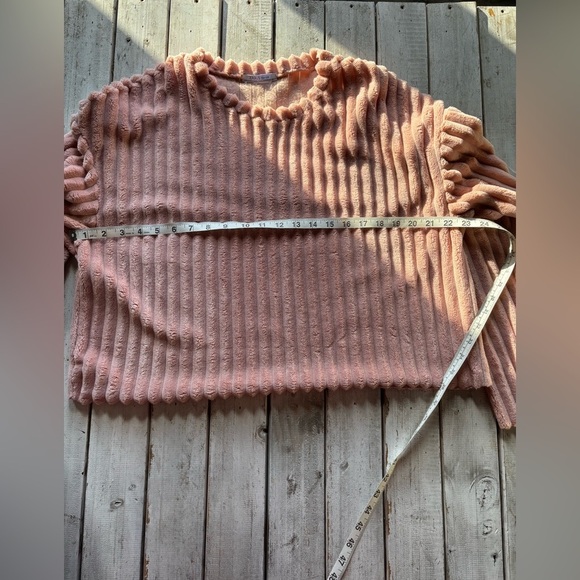 Zara | ribbed | fuzzy | boxy fit | m - Picture 9 of 9